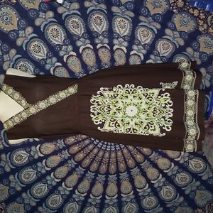 Studio 1 , brown boho summer dress , 12
